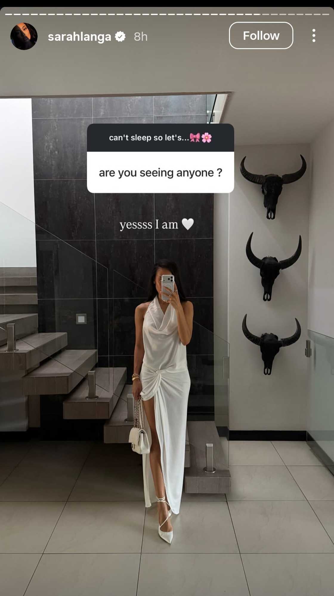 Sarah Langa breaks silence on breakup rumours with Sacha Feinberg-Mngomezulu