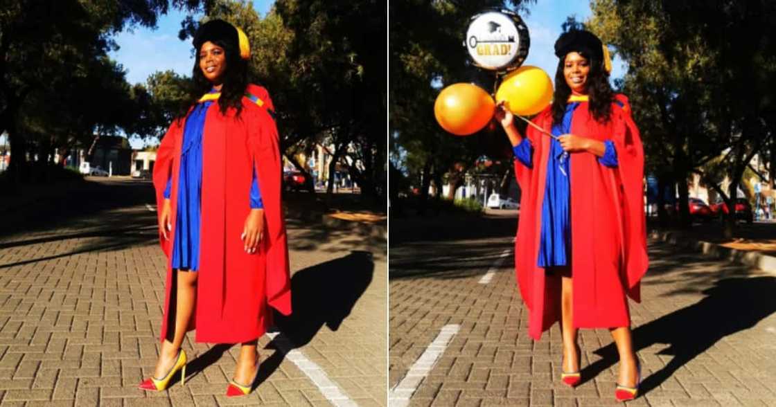 Woman, Grew up in shack, Graduates, Social media reactions