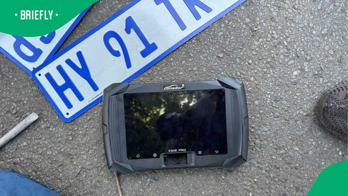 Some of the items that the suspects were found with. Some of the items that the suspects were found with.