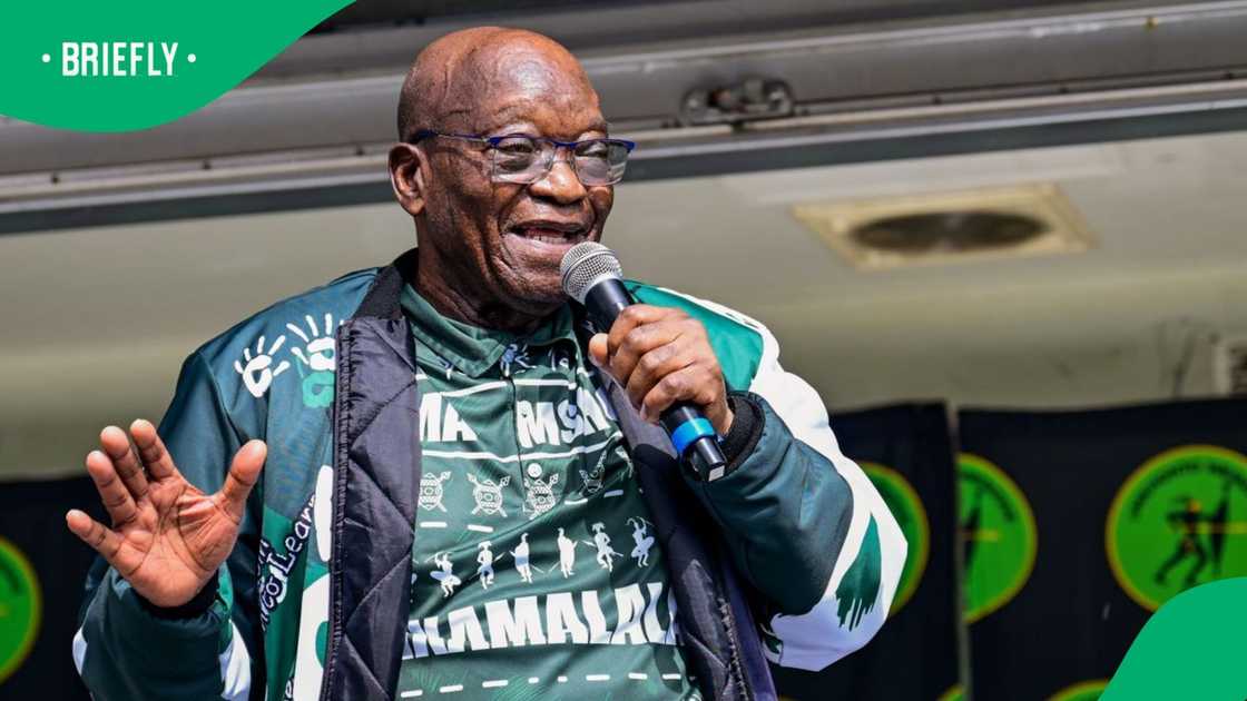 MK Party president Jacob Zuma announced changes to the party's leadership