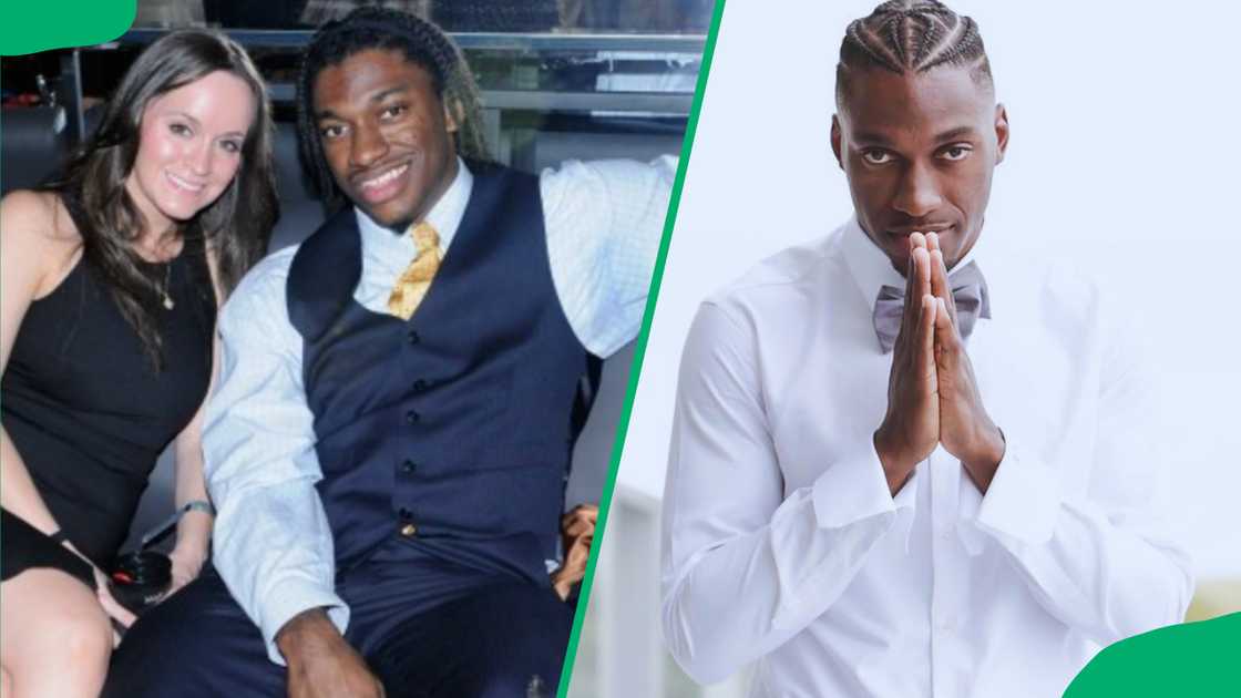 Images of RG3 alone and with Rebecca Liddicoat Images of RG3 alone and with Rebecca Liddicoat