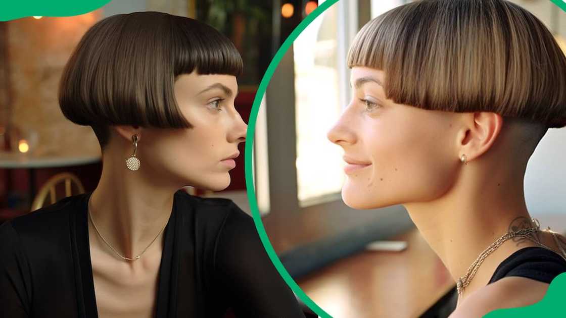 Micro-mushroom haircut Micro-mushroom haircut