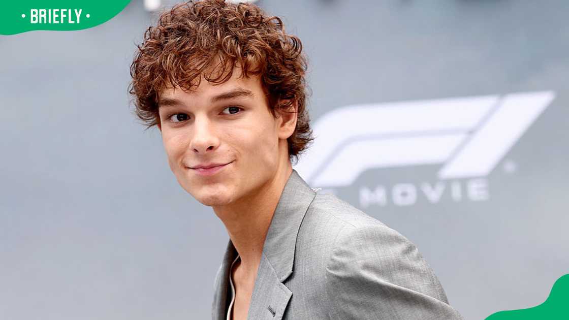 Mason Thames during the 2025 world premiere of F1 in Times Square