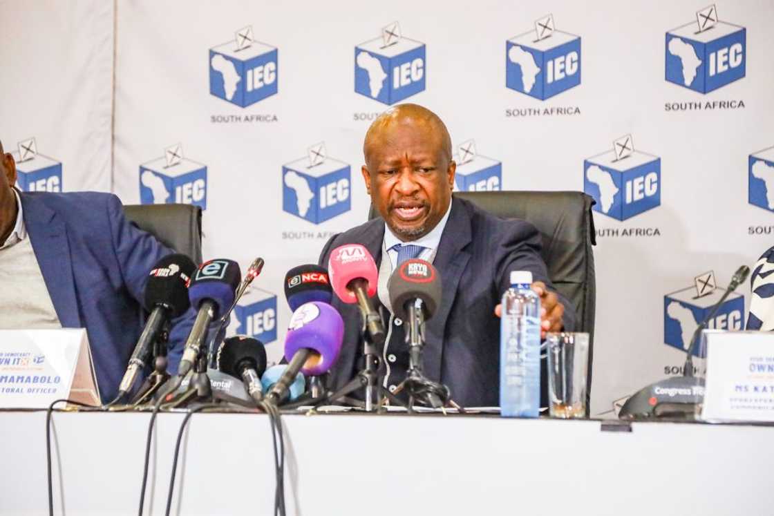 IEC CEO Sy Mamabolo said more parties registered to contest the elections IEC CEO Sy Mamabolo said more parties registered to contest the elections