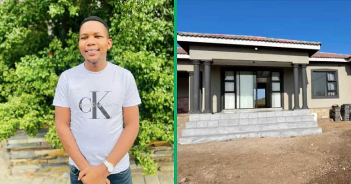 A man build himself a stunning home A man build himself a stunning home
