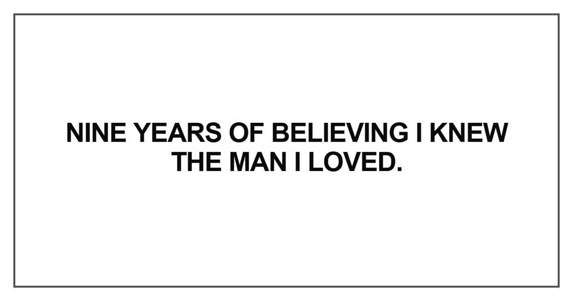 Nine years of believing Nine years of believing