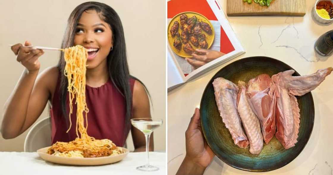 Twitter user @NeoNontso was just sharing a tasty recipe with her people, not realising the monster wings she was preparing