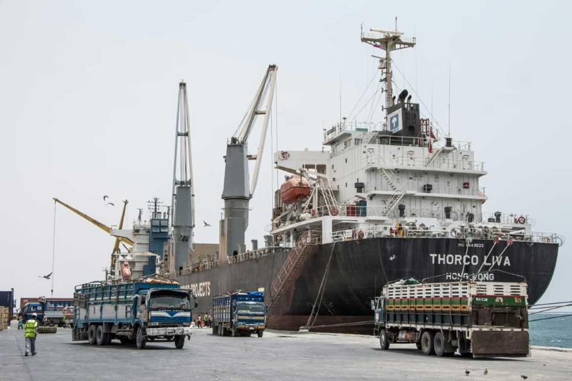 The port of Berbera lies on the Gulf of Aden