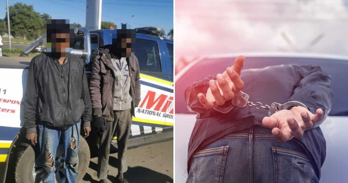 Private security company catches two men trying to steal metal rails from Pietermaritzburg bridge