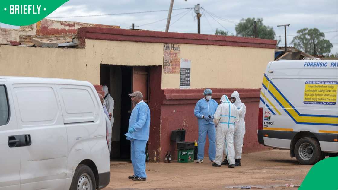 The men will be charged with the murder of 10 people at the Bekkersdal tavern The men will be charged with the murder of 10 people at the Bekkersdal tavern