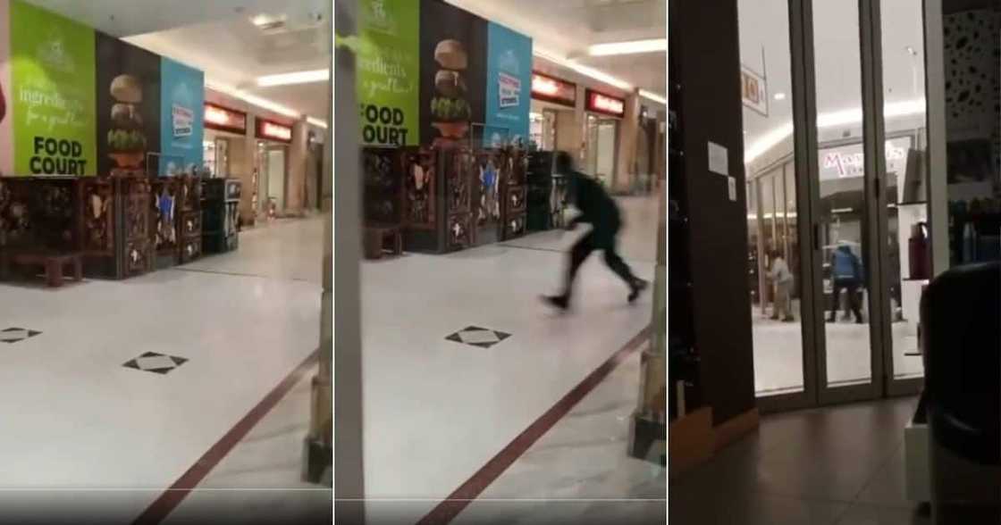 South Africans are reacting with condemnation to a video of a robbery in Durban. Image: Twitter