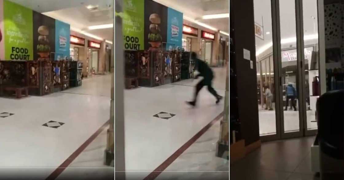 South Africans are reacting with condemnation to a video of a robbery in Durban. Image: Twitter South Africans are reacting with condemnation to a video of a robbery in Durban. Image: Twitter