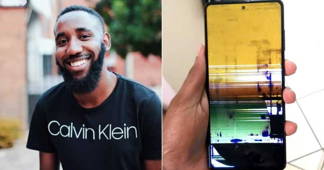 Mzansi, Man, Chance, Smartphone, Screen protector, Casing, Chance, Backfire, Users, Social media, Twitter Mzansi, Man, Chance, Smartphone, Screen protector, Casing, Chance, Backfire, Users, Social media, Twitter