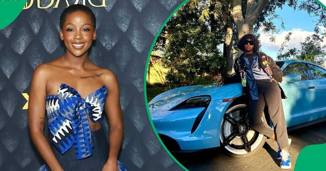 Thuso Mbedu celebrated her second anniversary with Porsche Thuso Mbedu celebrated her second anniversary with Porsche