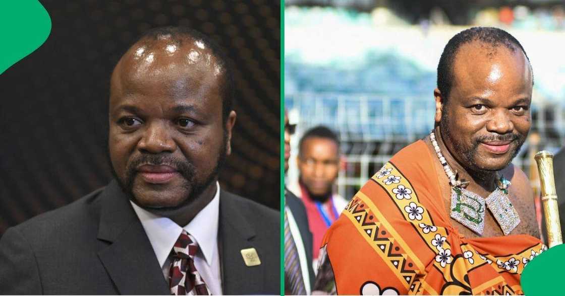 King Mswati was spotted wearing an expensive watch