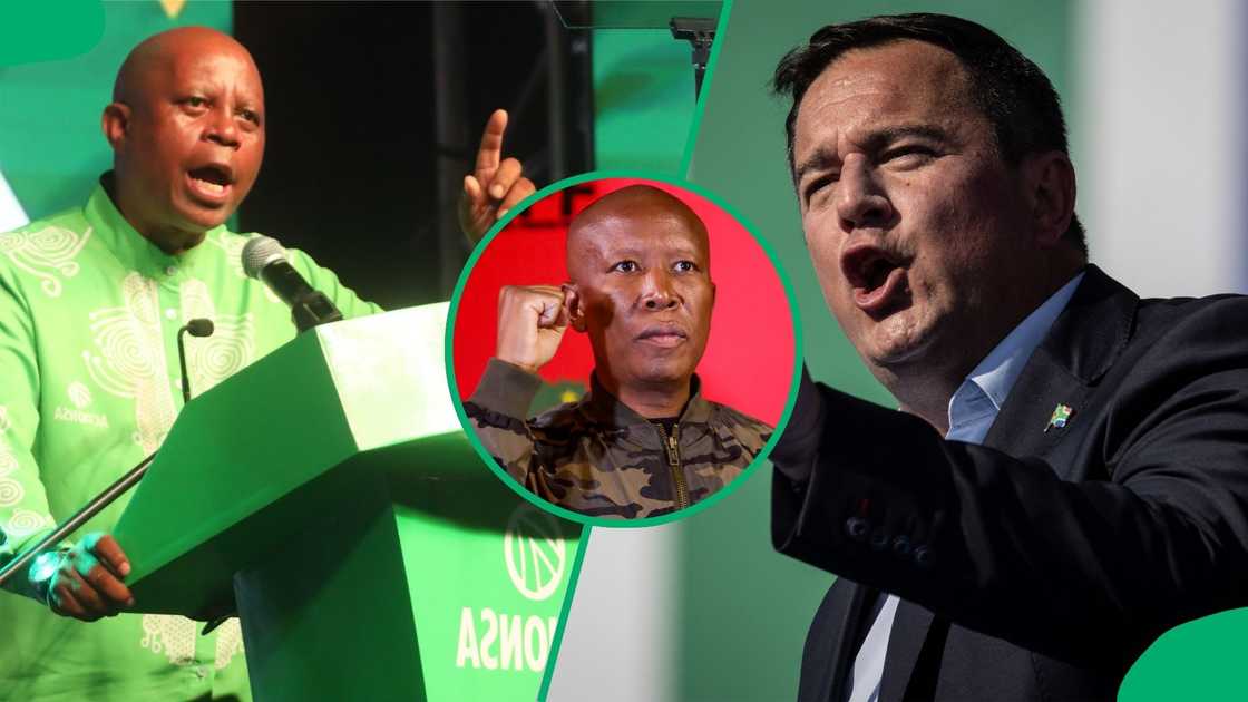 ActionSA's Herman Mashaba, the EFF and the DA's John Steenhuisen spoke on Heritage Day ActionSA's Herman Mashaba, the EFF and the DA's John Steenhuisen spoke on Heritage Day
