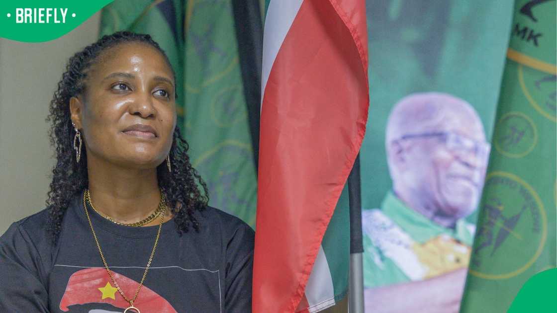 The daughter of former President Jacob Zuma, Duduzile Zuma-Sambudla The daughter of former President Jacob Zuma, Duduzile Zuma-Sambudla