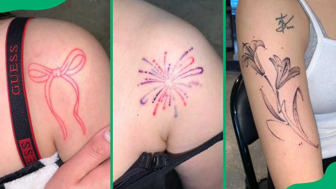 Female shoulder tattoo Female shoulder tattoo