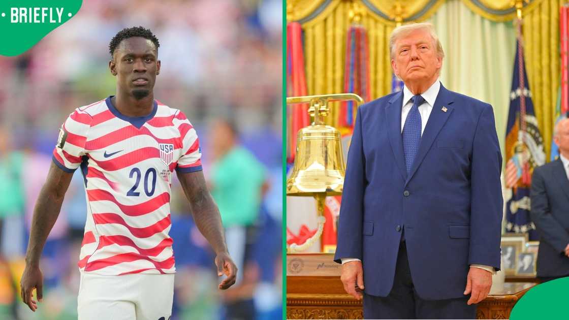 Donald Trump admitted that he asked FIFA to review Folarin Balogun’s red card