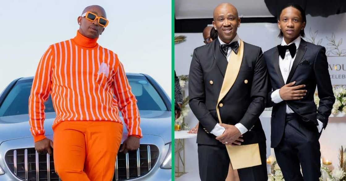 Theo Kgosinkwe celebrated his son's birthday. Theo Kgosinkwe celebrated his son's birthday.