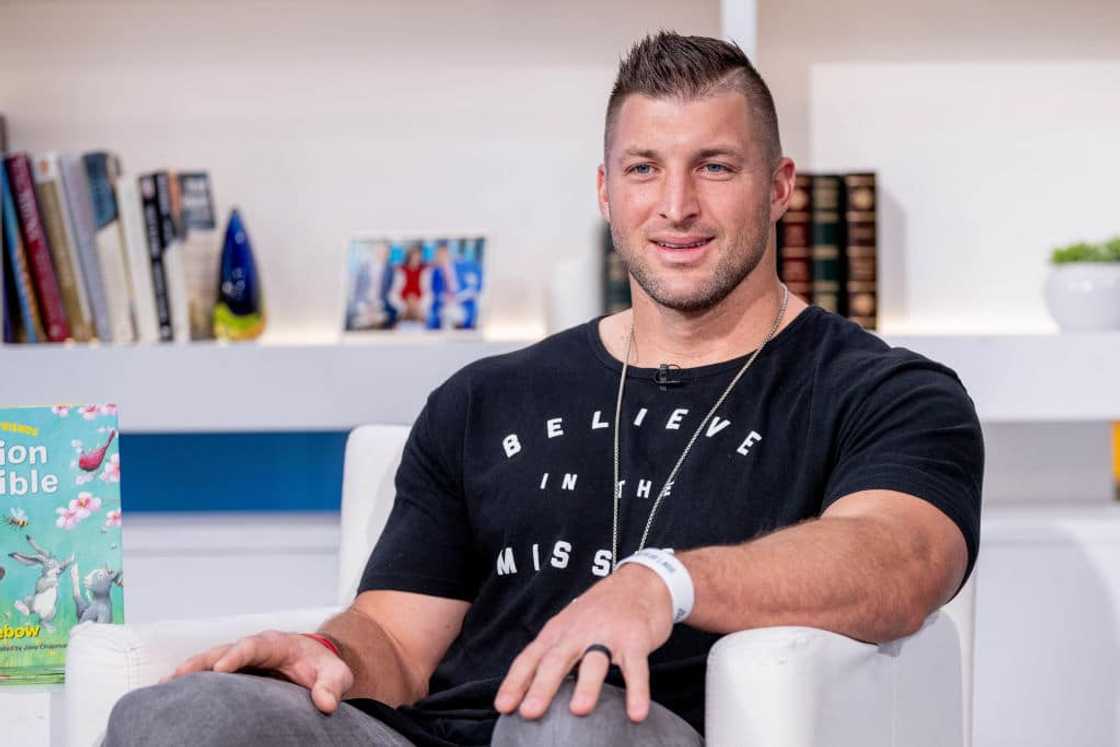 Tim Tebow at Fox News Channel Studios Tim Tebow at Fox News Channel Studios