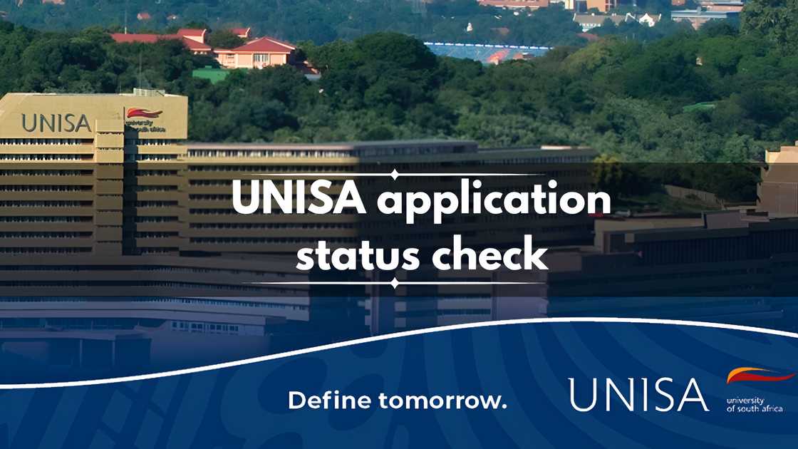How to check UNISA application status