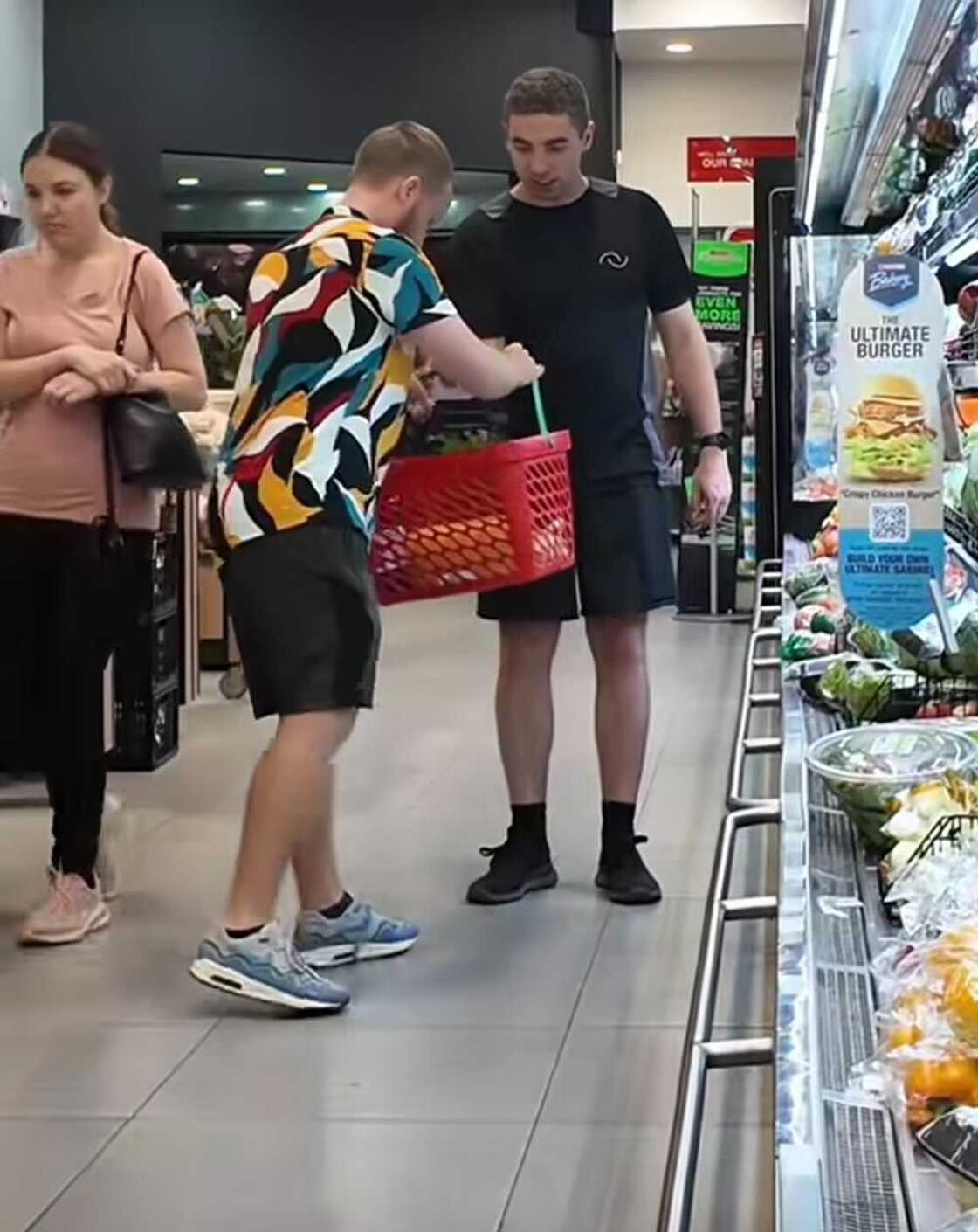 A man played a prank on a shopper in a store, leaving South Africans in fits of laughter at the shopper's reaction. A man played a prank on a shopper in a store, leaving South Africans in fits of laughter at the shopper's reaction.