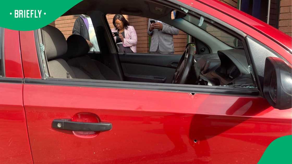 Brown Mogotsi escapes hit unharmed