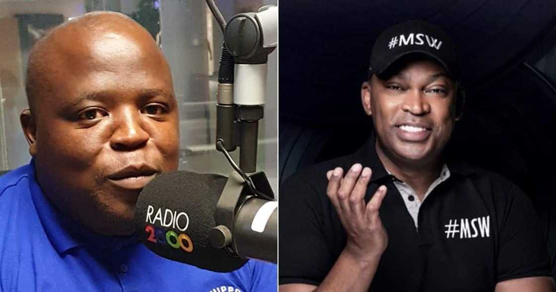 Chippa United alleges that Robert Marawa has a hidden agenda against Luc Eymael. Image: Twitter