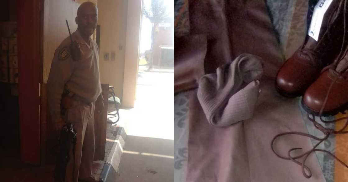 Man Proudly Heads Online to Celebrate Job as a Correctional Officer Man Proudly Heads Online to Celebrate Job as a Correctional Officer