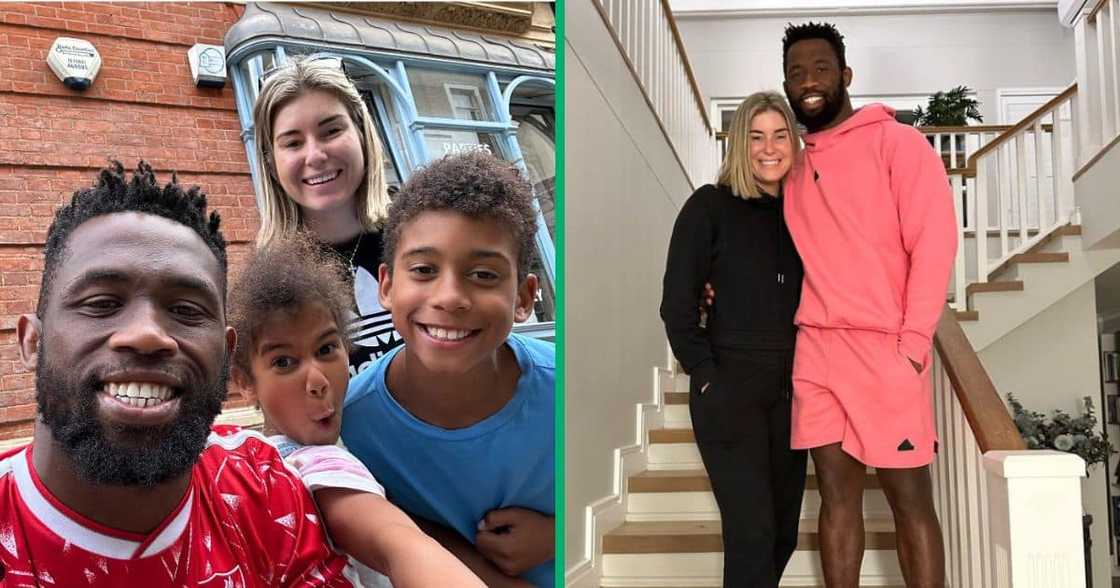 Siya Kolisi and family