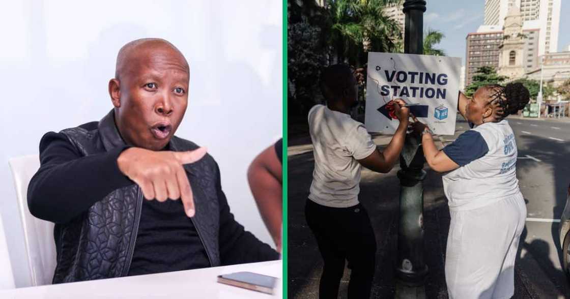 Julius Malema said there would be loadshedding the day votes are to be counted Julius Malema said there would be loadshedding the day votes are to be counted