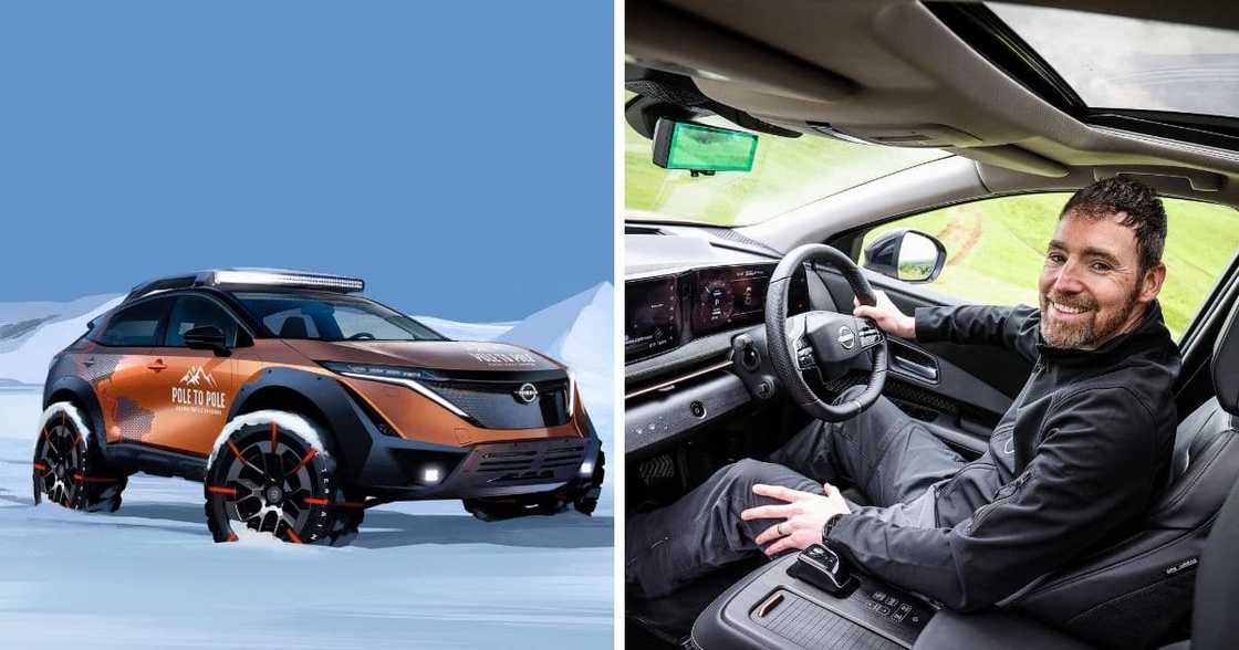Nissan, EV, North Pole, South Pole Nissan, EV, North Pole, South Pole