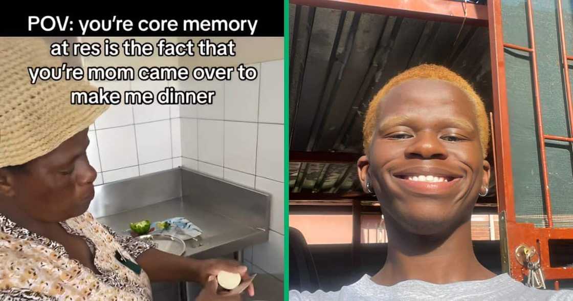 A mom was captured in a TikTok video cooking for her son at res. A mom was captured in a TikTok video cooking for her son at res.