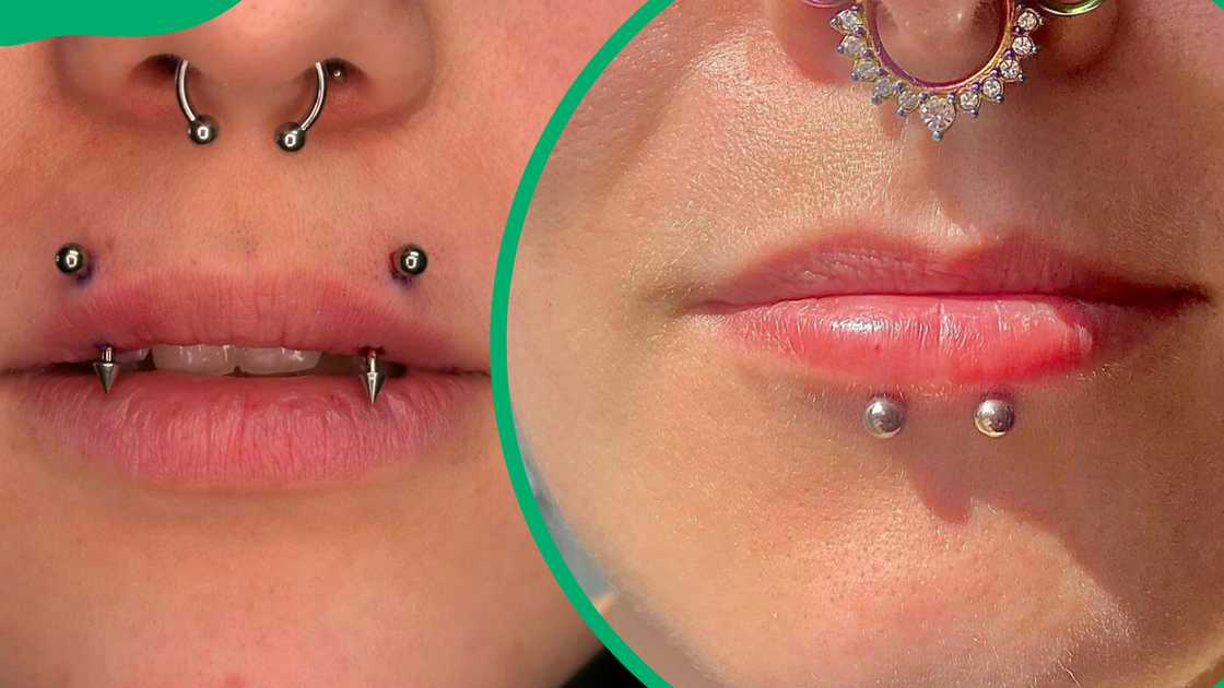 What is the best lip piercing for thin lips?