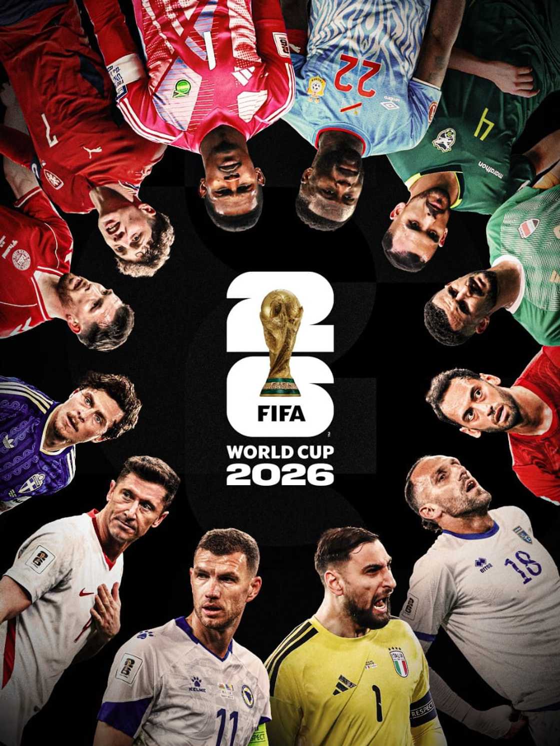 Some of the FIFA 2026 World Cup participating nations with official tournament logo symbolising expensive Mexico vs South Africa ticket prices affecting Bafana Bafana fans Some of the FIFA 2026 World Cup participating nations with official tournament logo symbolising expensive Mexico vs South Africa ticket prices affecting Bafana Bafana fans