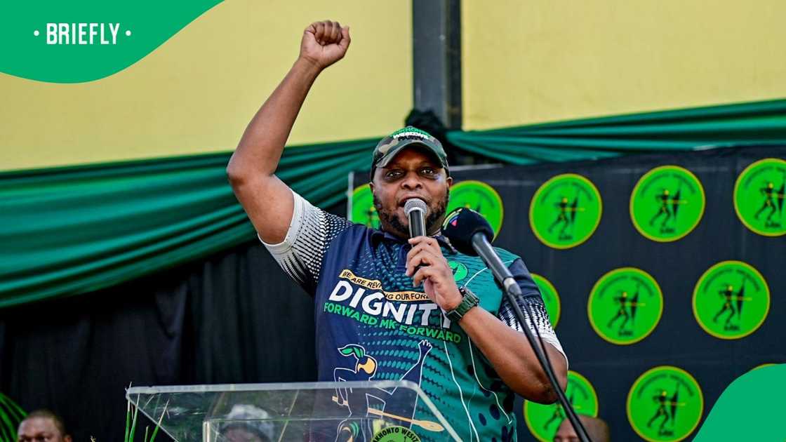 The MK Party's secretary-general Floyd Shivambu is SA's most Googled politician The MK Party's secretary-general Floyd Shivambu is SA's most Googled politician