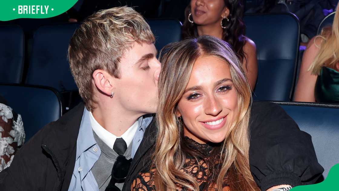 Tate McRae and The Kid Laroi in Beverly Hills Tate McRae and The Kid Laroi in Beverly Hills