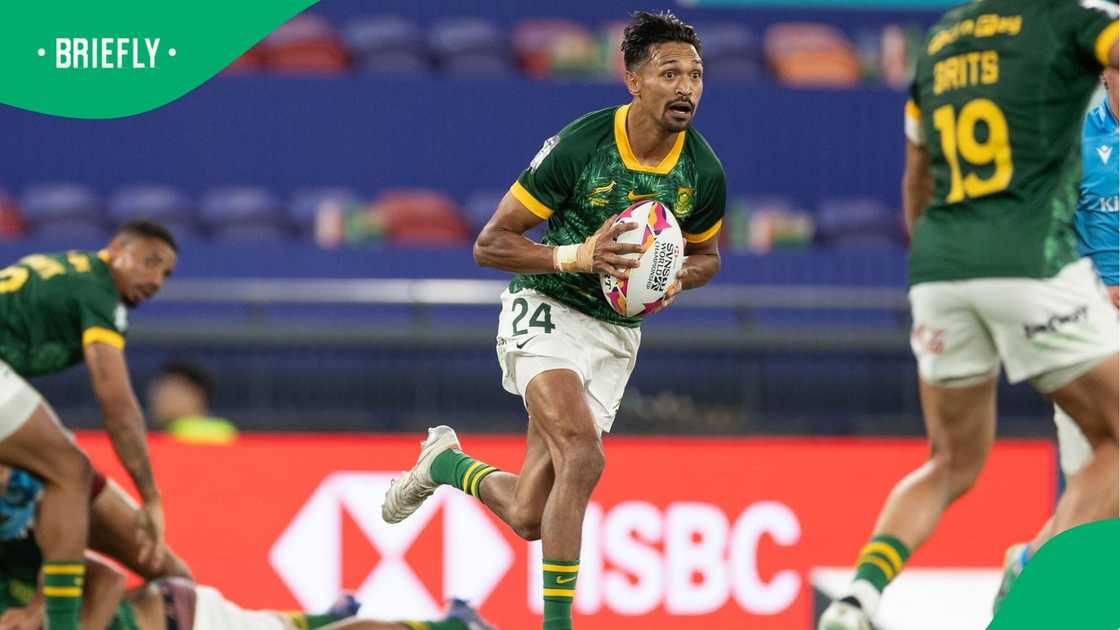 Image of Blitzboks in action at the Hong Kong Sevens Image of Blitzboks in action at the Hong Kong Sevens