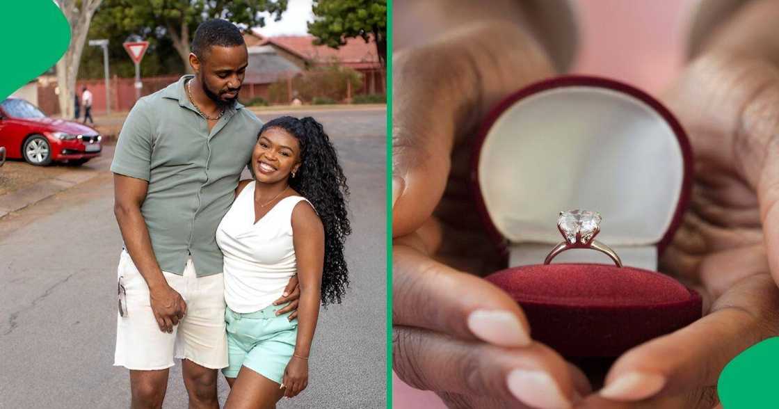 A woman posted a funny video asking her fiancé where her engagement ring was A woman posted a funny video asking her fiancé where her engagement ring was