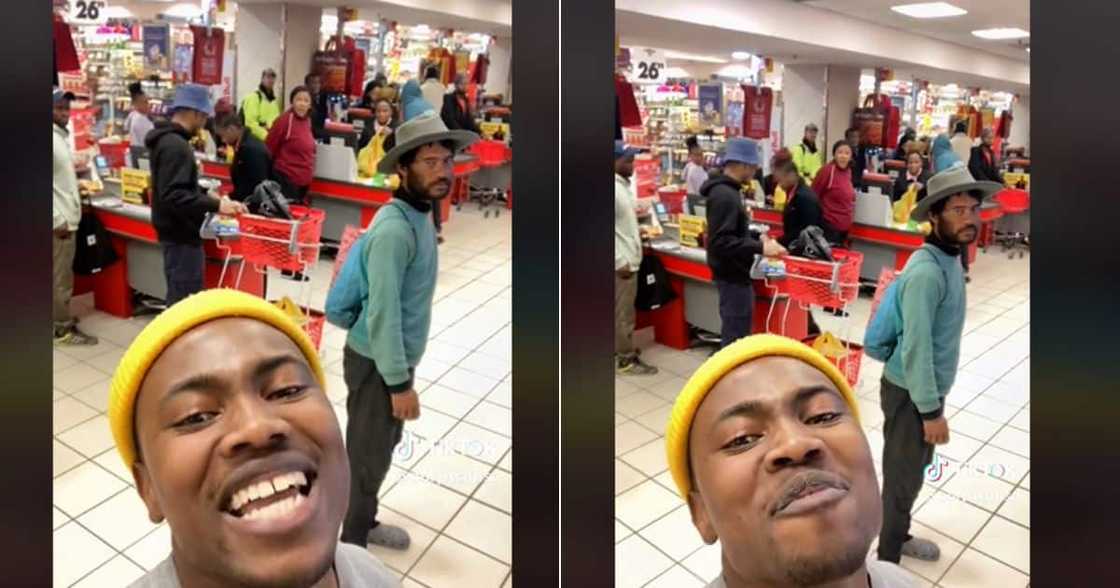 Man's antics in Shoprite goes viral Man's antics in Shoprite goes viral