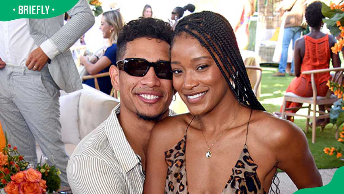 Darius Jackson and Keke Palmer at Will Rogers State Historic Park