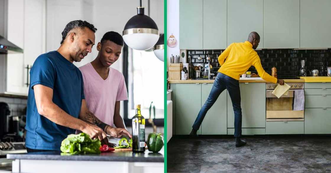 TikTok video shows boys in family on kitchen duty TikTok video shows boys in family on kitchen duty