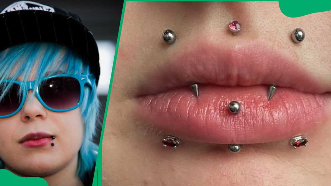 Types of lip piercings