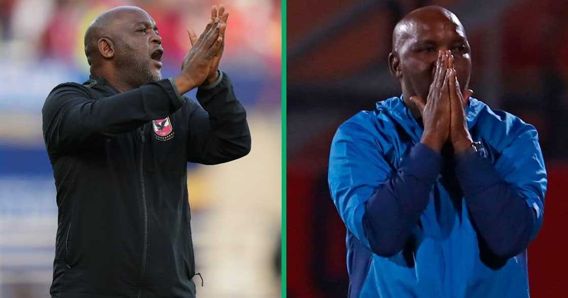 Abha FC coach Pitso Mosimane Abha FC coach Pitso Mosimane