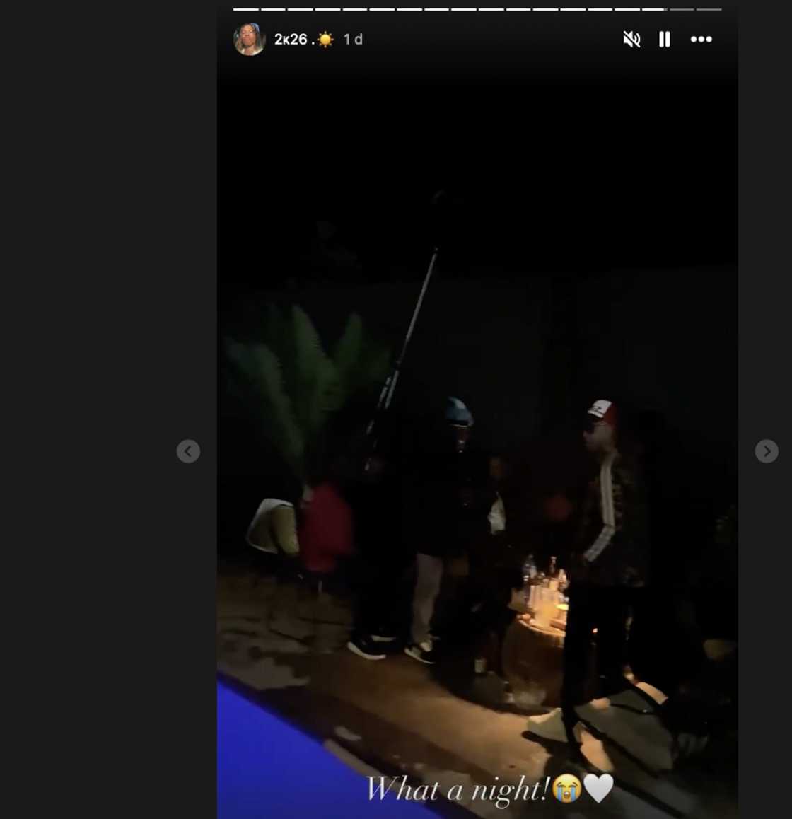 Donell Mbele showed off pictures and videos from his recent outing