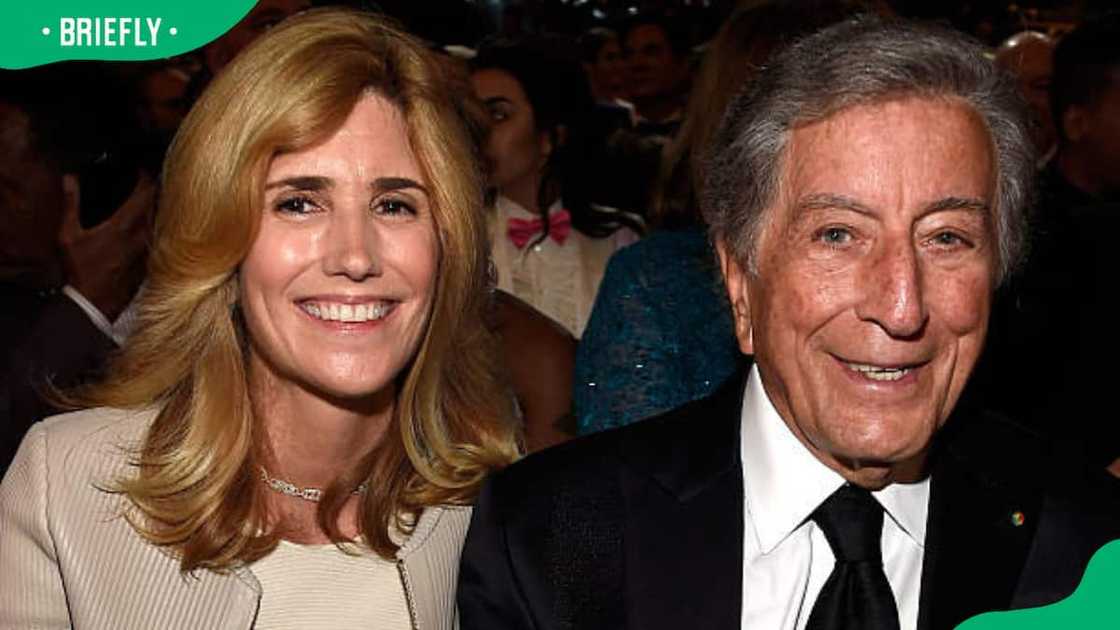 Susan Benedetto and Tony Bennett at STAPLES Center Susan Benedetto and Tony Bennett at STAPLES Center