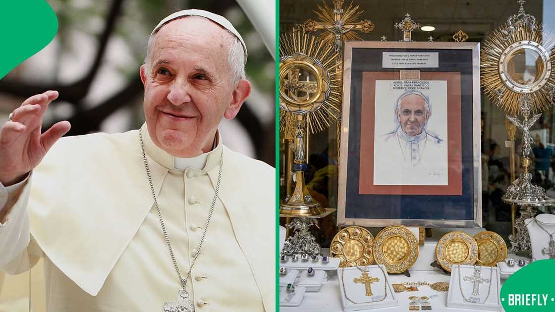 Politicans including Cyril Ramaphosa conveyed their condolences to Pope Francis, who died at the age of 88 Politicans including Cyril Ramaphosa conveyed their condolences to Pope Francis, who died at the age of 88