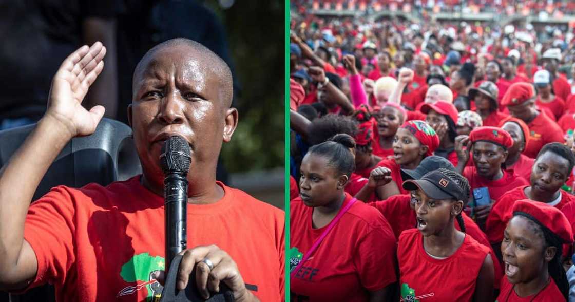 EFF Leader Julius Malema called out financial oppression in South Africa EFF Leader Julius Malema called out financial oppression in South Africa