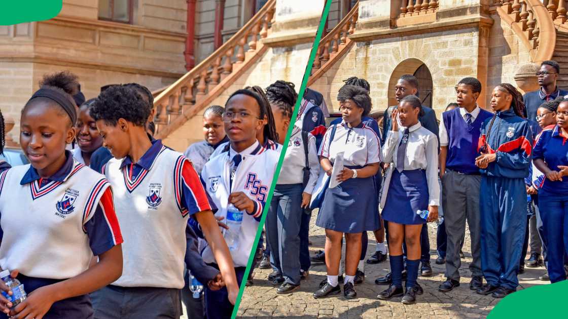 Students from different high schools in Pretoria Students from different high schools in Pretoria